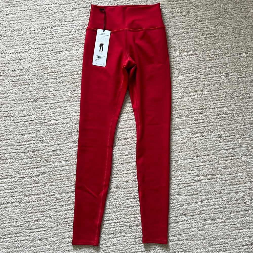 ALO BNWT Red Leggings
